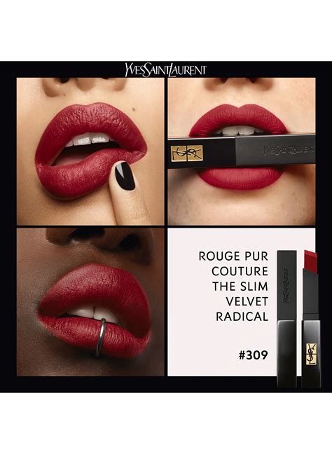 yves saint laurent rouge pur couture the slim velvet radical|yves saint laurent pur couture.